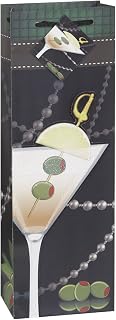 Unique Party Martini Glass Wine Bag (One Size) (Black)