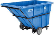 Forkliftable Extra HD Plastic Recycling Tilt Truck by Global Industrial – Plastic, Blue, Model 800260BL