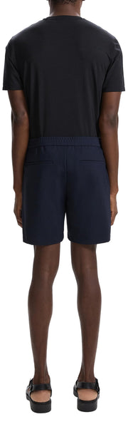 Men's Curtis Short in Precision Ponte by Theory – Polyester Blend, Baltic, Model M0597201