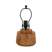 Bibi Table Lamp by Moe's Home Collection – Mango Wood, Brown, Model GK-1147-03-NA