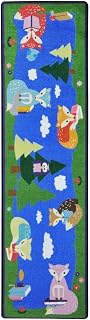 Joy Carpets Foxy Readers 2'1" x 7'8" Area Rug in Color Multi