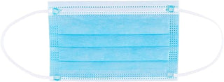 Global Industrial Disposable 3-Ply Face Mask, Youth Size, Individually Packed, 50/Box