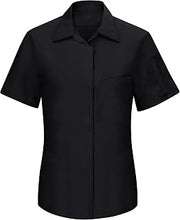 Red Kap Womens Short Sleeve Performance Plus Shop Shirt with Oilblok Technology