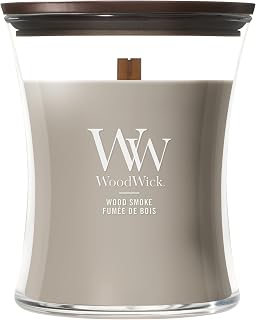 WoodWick | Medium Candle | Wood Smoke | Great Gift for Women