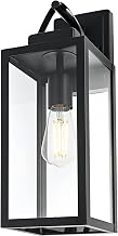 Hilton One Light Outdoor Wall Sconce Black