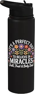 IVF In Vitro Fertilization Transfer Day Fertility Pregnancy Stainless Steel Insulated Water Bottle