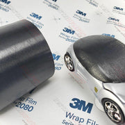 Scotchprint Series 1080 Brushed Black Metallic Vinyl Car Wrap Film Sheet Roll - 3M1080 - 4" x 6" Sample – Vinyl, Model BR212-0