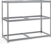 Global Industrial Wide Span Rack with 3 Shelves No Deck, 900 Lb Capacity Per Level, 72" W x 36" D x 60" H