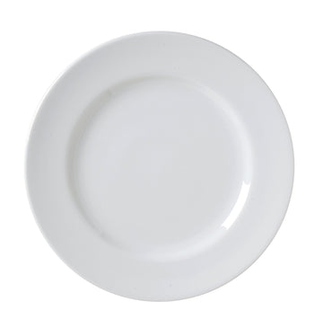 Alpine Plate by Vertex China – Large, Chinaware, Bright White, Pack of 36, Model AL-7