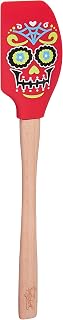 Tovolo Spatulart Sugar Skull Spatula, Easy Mixing and Flipping, Heat Resistant, Dishwasher Safe