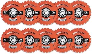 Crescent Industrial Products CSBFR-724-10 Nail Slicer 7-1/4" 24 Tooth Framing Blade - 10 Pack of Blades
