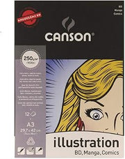 Canson A3 Manga Illustration Bloc 250g/m² 29.7x42 cm.
