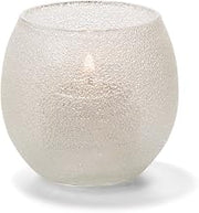 Hollowick Clear Ice Tealight Glass Lamp, 2 3/8 inch Height - 1 Each.