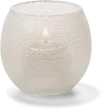 Hollowick Clear Ice Tealight Glass Lamp, 2 3/8 inch Height - 1 Each.
