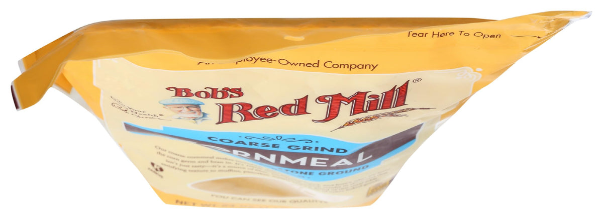 Coarse Grind Cornmeal by Bob's Red Mill – 24 Ounce (Pack of 1), Off white to yellow, varying in small granular pieces, Model 0039978033062