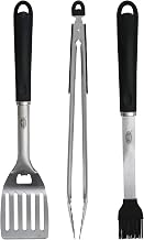 Kingsford 3-Piece Rust-Resistant Stainless Steel BBQ Tool Set, 3 Count