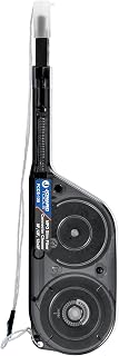 Jonard Tools FCCS-120 Slim Fiber Connector Cleaner for MPO/MTP (8, 12, 24 Fiber), One-Push Cleaning Tool, 700+ Cleans, ESD-Safe, Compact Design