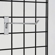 8" Chrome Gridwall Hooks