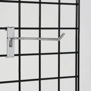 8" Chrome Gridwall Hooks by HUBERT – Model GH8
