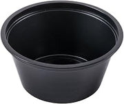 Market PRO Polypropylene Souffle Cup Black 4 oz. | 2500/Case