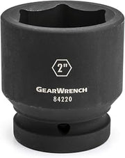 GEARWRENCH 1" Drive 6 Point Standard Impact SAE Socket 3-7/8" - 84242