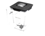 4 Sided Jar W/Vented Lid by Blendtec – 9.6 x 7 x 6.9 inches, 32.0 fluid_ounces, Plastic, Clear, Model 40-609-60