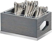 Cal-Mil 3811-83 Ashwood 3-Section Flatware Display