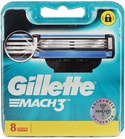 Gillette Mach 3-8 Count (1 x 8 Pack)