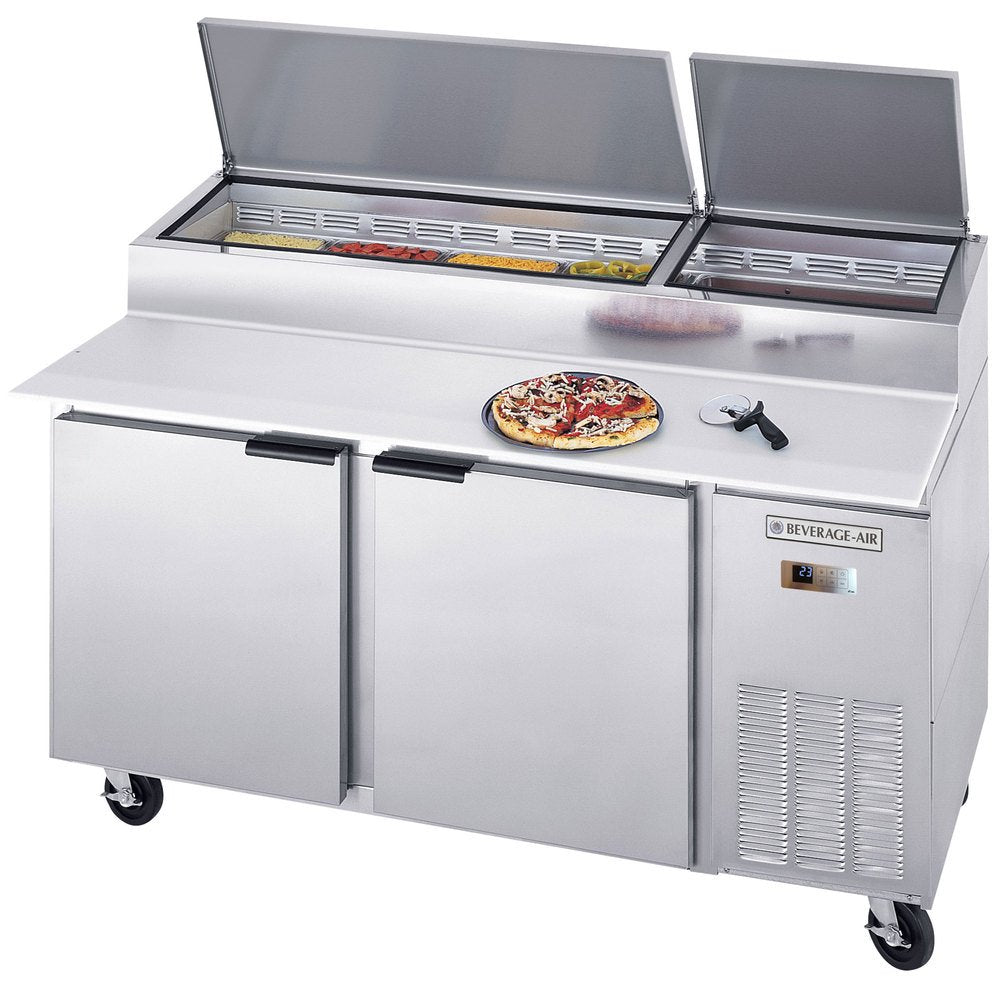 Beverage-Air 67" Pizza Top Refrigerated Counter by Beverage Air – 27.0 cubic_feet, aluminum, Stainless Steel, Model DP67HC