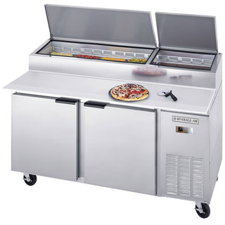 Beverage-Air 67" Pizza Top Refrigerated Counter by Beverage Air – 27.0 cubic_feet, aluminum, Stainless Steel, Model DP67HC