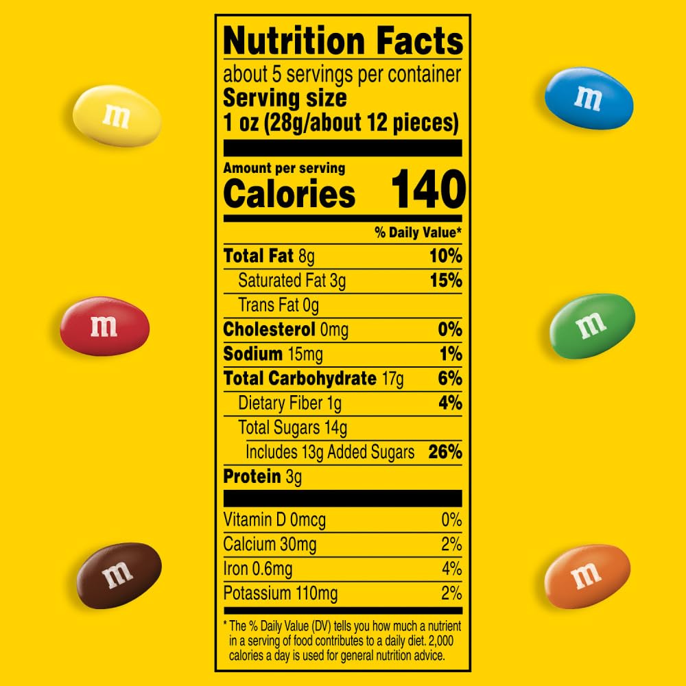 Peanut Chocolate Candy 5.3-Ounce Bag (Pack of 12) by M&M's – 5.3 Ounce (Pack of 12), Pack of 12, Model 548036