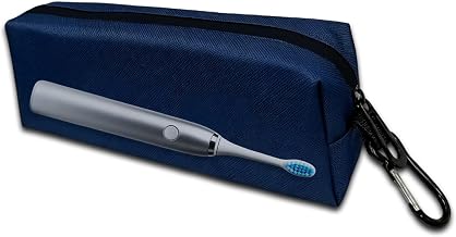 Small Lengthen Toiletry Bag for Men, Travel Bag Waterproof and Foldable for Storage Mini Toiletry Bag Equipped With Carabiner for Easy Portability (Blue)