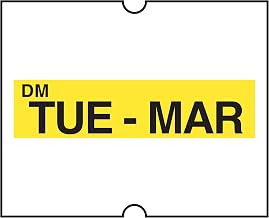 DayMark Safety Systems IT120468-2-TUE DissolveMark Date Coder, Label, Tuesday for DM4 SpeedyMark 20 2-Line Marking Gun (Pack of 8 Rolls)