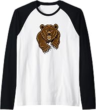 Bradley Bears Raglan Baseball Tee