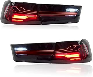 1Pair Tail Lights Compatible With BMW 3 Series 2019-2023 G20&G80 M3 CSL Tail Light Plug And Play Auto Car Parts(4PCS Smoke)