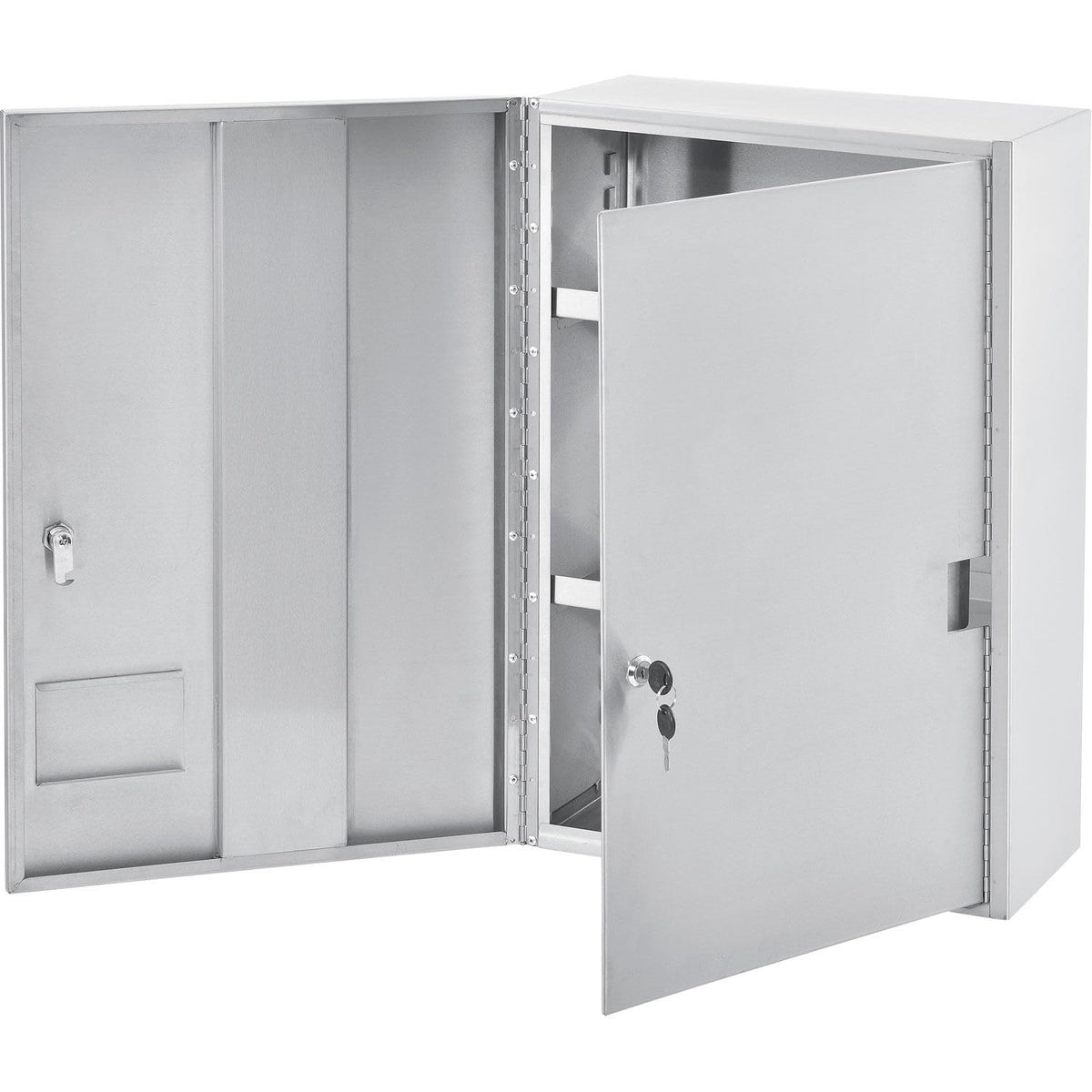 Global Industrial Stainless Steel / 8"L x 16"W x 24"H / Industrial Safety Storage Cabinets