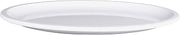 Elite Global Solutions 16" x 12" White Oval Heavy-Duty Melamine Plastic Serving Platter
