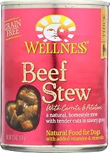 Wellness Pet Products Dog Food Canned; Thick & Chunky Beef Stew - (Case of 12 - 12.5 oz)
