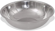 Crestware 3-Quart Stainless Steel Professional Mixing Bowl, 1mm Thick, 1, Silver