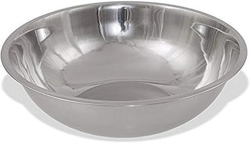 Crestware 3-Quart Stainless Steel Professional Mixing Bowl, 1mm Thick, 1, Silver