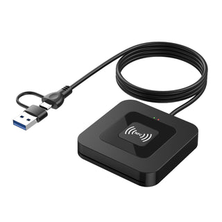 Smart Card Reader Military by Aiyingmei – Black, Model cac nfc