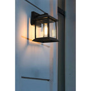 Araceli One Light Outdoor Wall Sconce Black by Lighting Design – Aluminum, Black