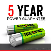 4 Position AA/AAA Charger w/ Batteries by Rayovac – 1 Count, Multicolor, Model PS1344BGEN