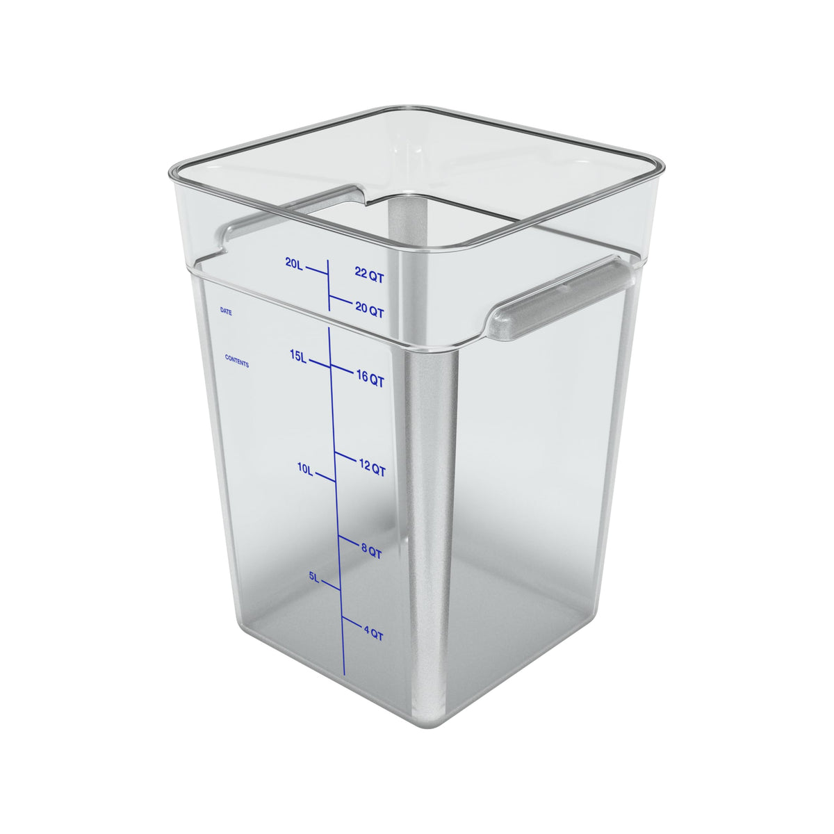 Carlisle FoodService Products 6 / Clear / 22 Quart Container Containers
