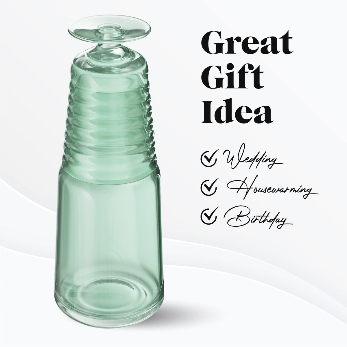 American Atelier Green / 32 Ounces / Classic Carafes