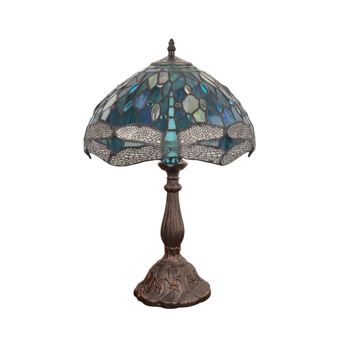 CH3T524GD12-TL1 Table Lamp by Chloe Lighting – exact color of each glass piece may vary due to each piece being hand-crafted