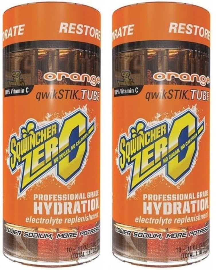 .11 Ounce Orange Flavor Qwik Stik Tube P (Pack of 2) by Sqwincher –, Model 060116-OR