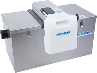 Thermaco Big Dipper W-500-IS Automatic Commercial Grease Trap Removal Device for Restaurant Dishwasher Sinks, 108-Pound Grease Capacity, Stainless Steel, 115v