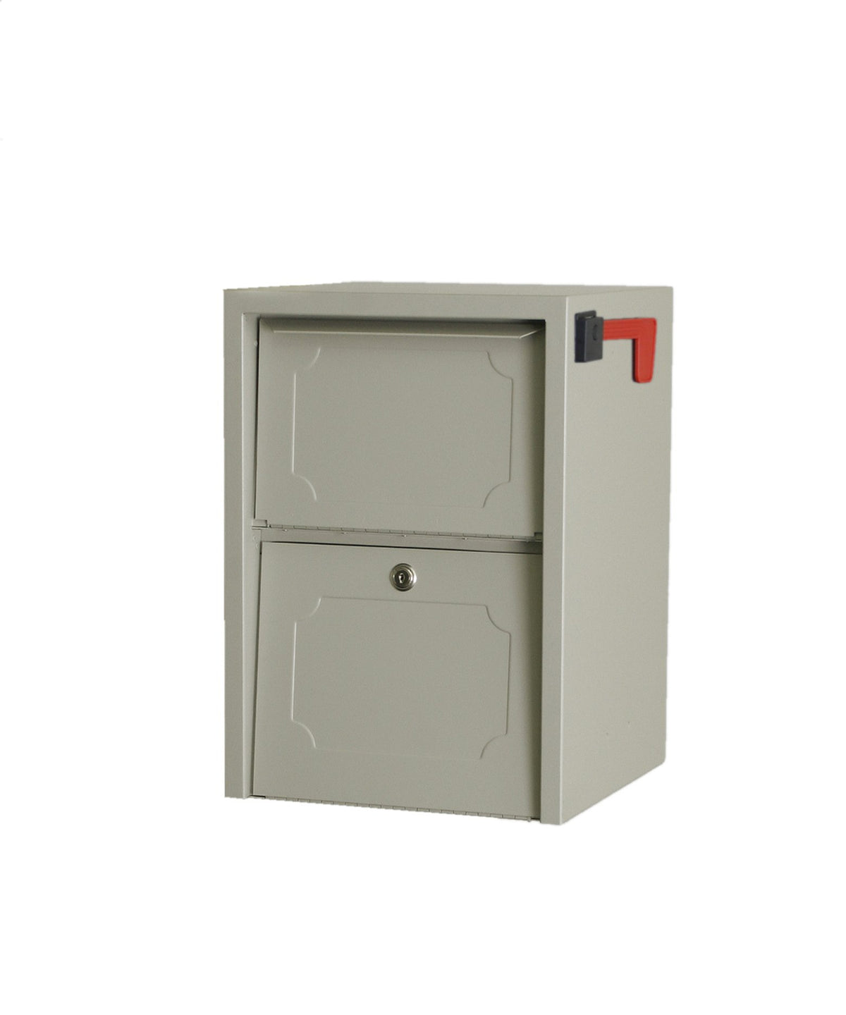 dVault Sand / 14"L x 14"W x 20"H / Industrial Wall-Mount Mailboxes