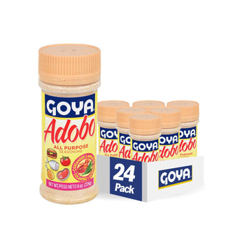 Foods Adobo All Purpose Seasoning with Coriander & Annatto by Goya – 8 Ounce (Pack of 24), Pack of 24